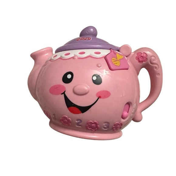 Fisher-Price Other - Fisher-Price Pink and Purple Smiling Teapot